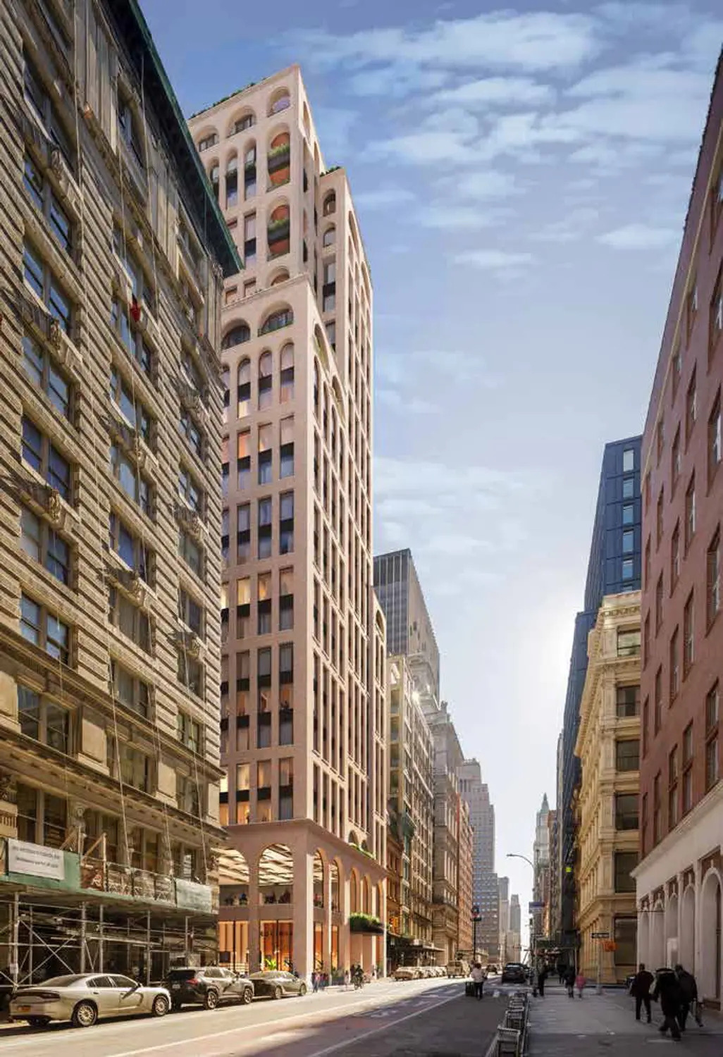 Updated Design Revealed for 65 Franklin Street in Tribeca, Manhattan