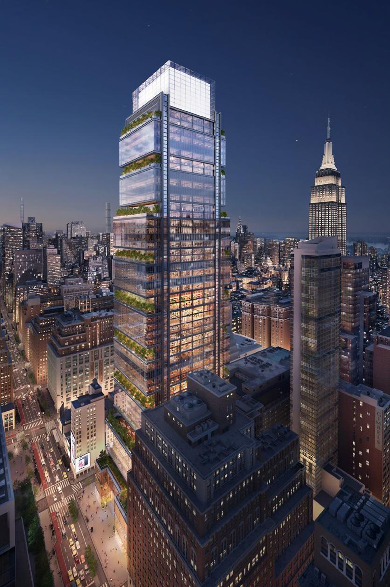 Penn 15 Supertall Remains On Hold At 15 Penn Plaza in Midtown, Manhattan