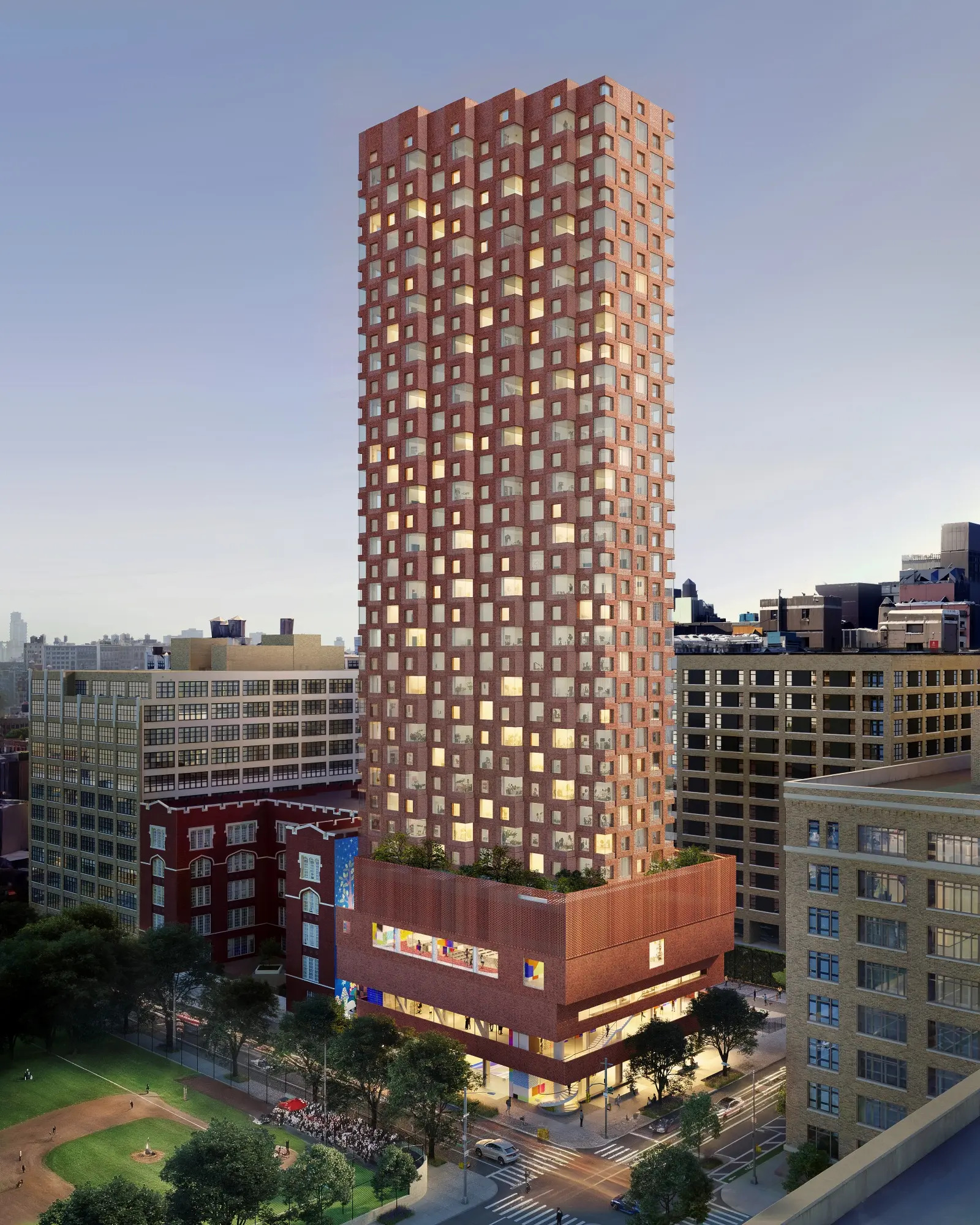 New Renderings Revealed for Hudson Mosaic At 388 Hudson Street in Hudson Square, Manhattan