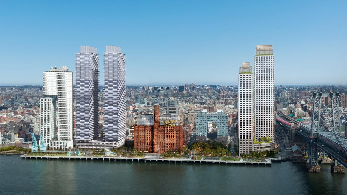 Foundations Progressing for Twin Skyscraper Development at 280 Kent Avenue in Williamsburg, Brooklyn