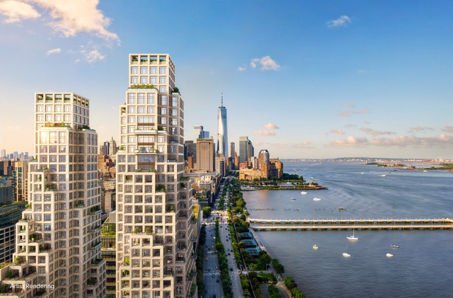 80 Clarkson’s Limestone Façade Continues to Progress in Manhattan’s West Village