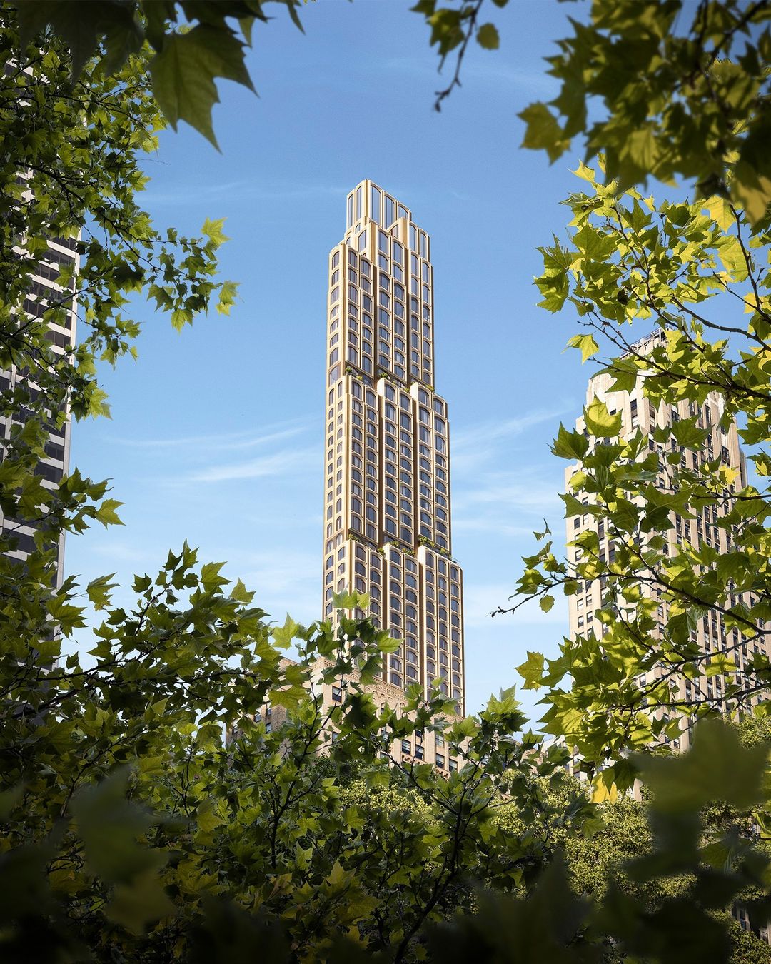520 Fifth Avenue’s Exterior Nears Completion in Midtown, Manhattan
