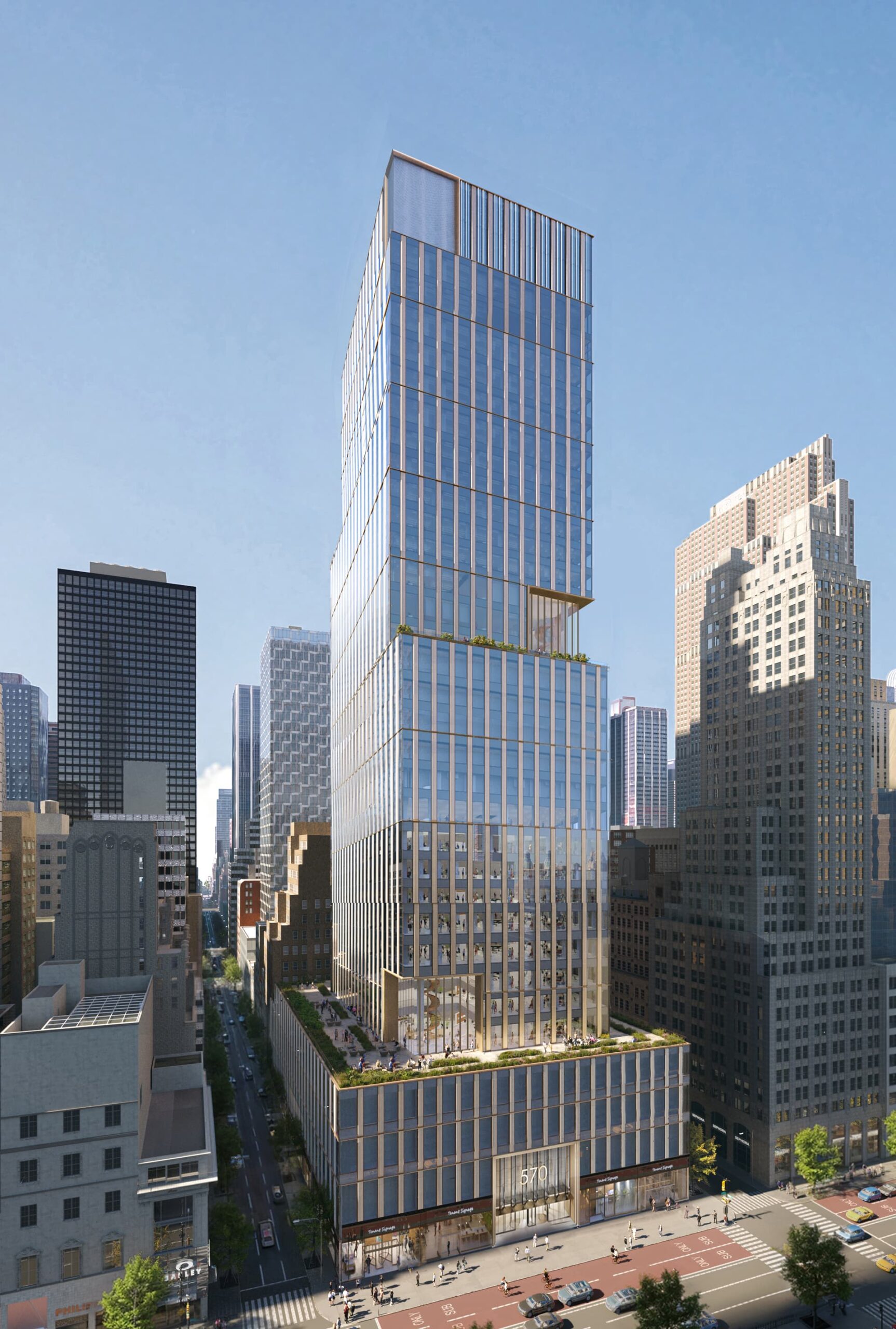 Excavation Continues for KPF-Designed Skyscraper at 570 Fifth Avenue in Midtown, Manhattan