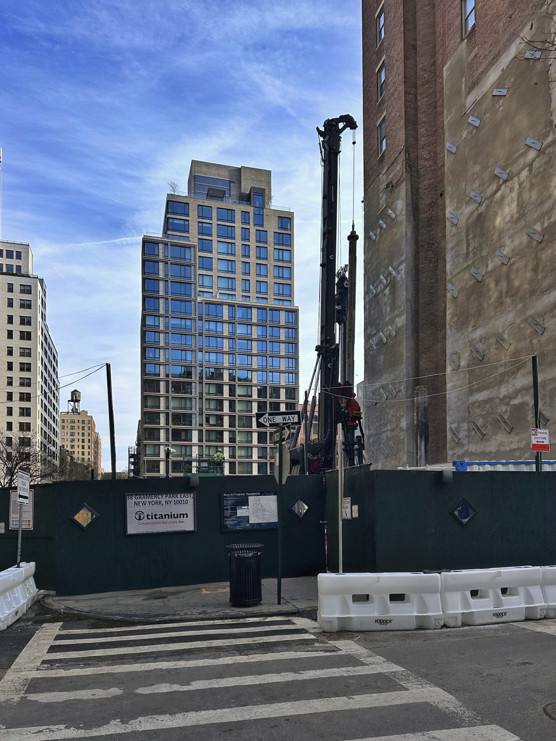 Earthwork Underway At 38 Gramercy Park East in Gramercy Park, Manhattan
