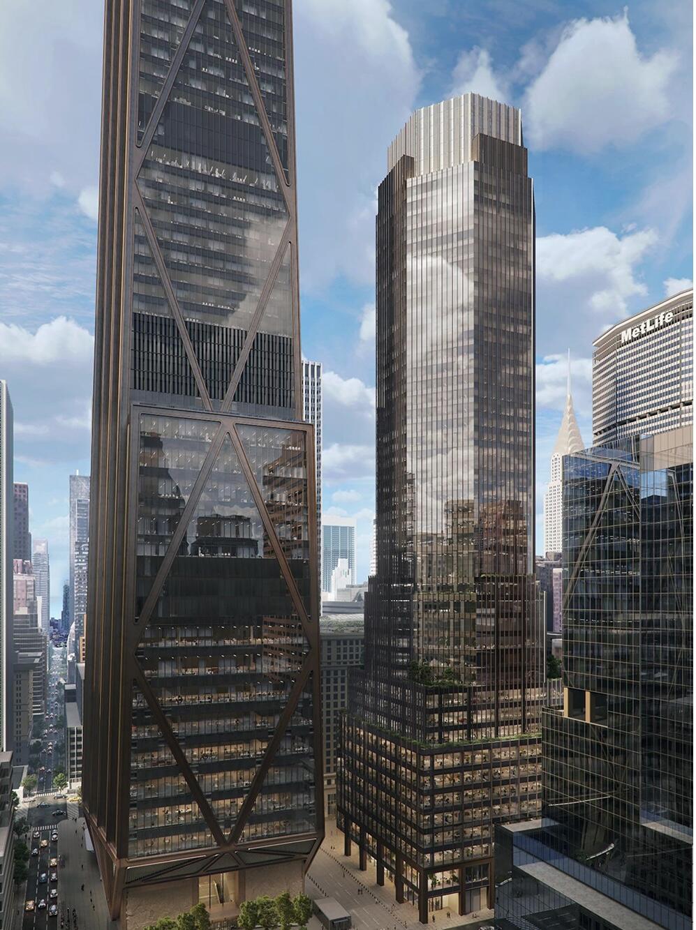 Façade Removal Underway For 383 Madison Avenue Overhaul in Midtown East, Manhattan
