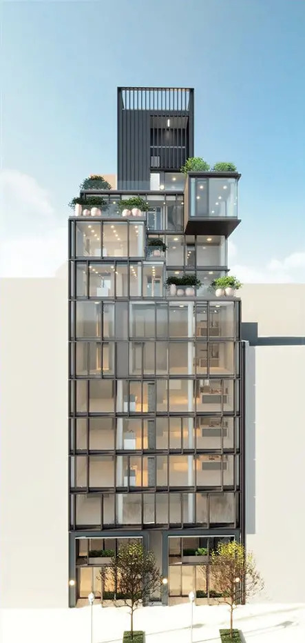 246 West 18th Street Rises in Chelsea, Manhattan