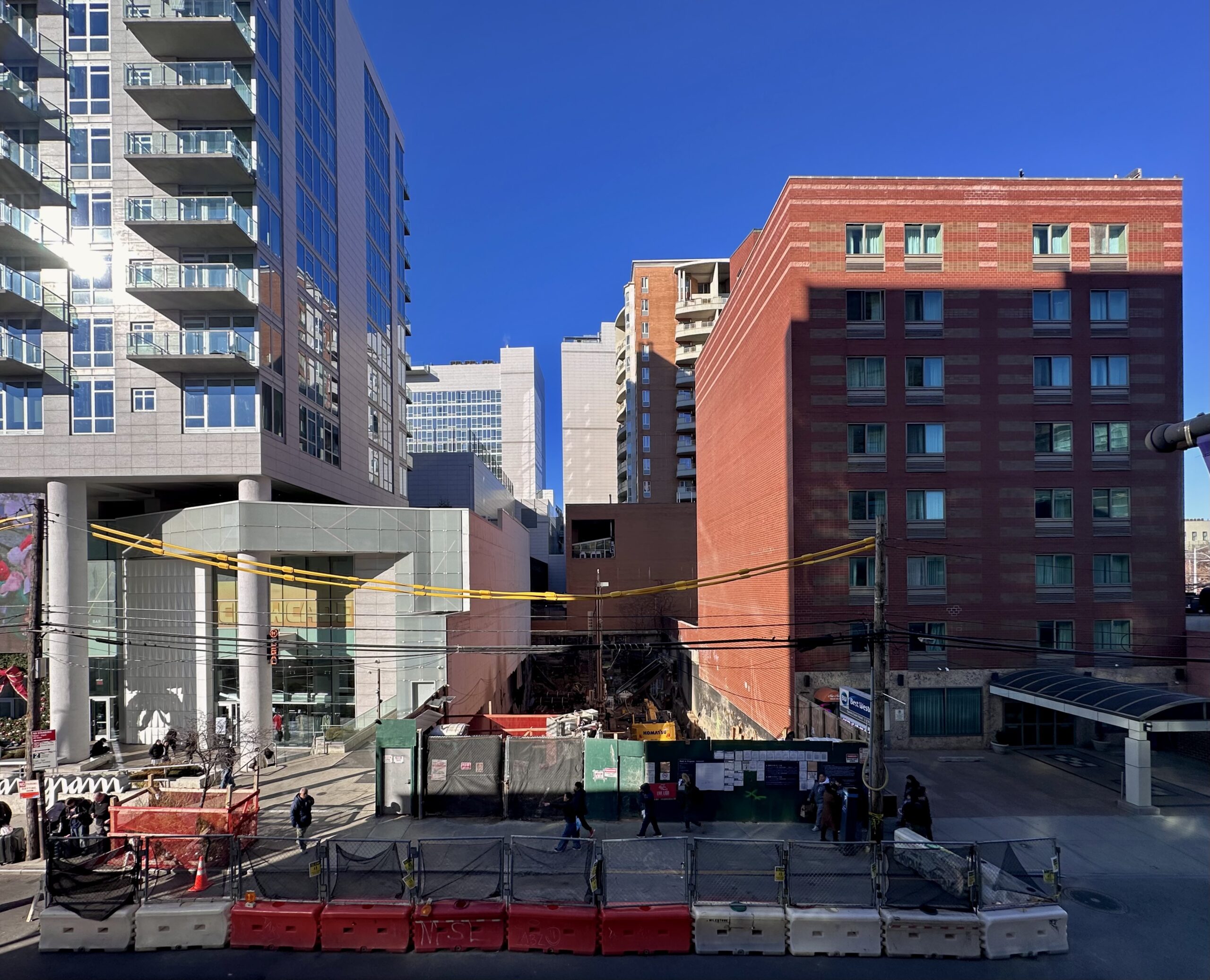 Excavation, Pilings Underway At 133-45 39th Avenue in Flushing, Queens