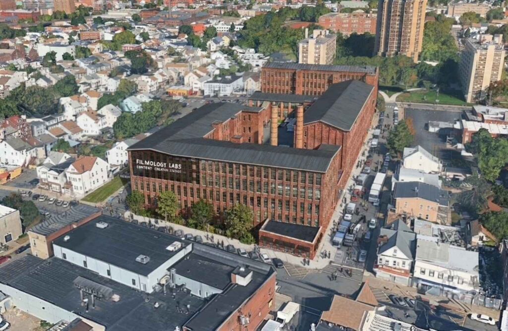 Rendering Reveals Filmology Labs Conversion of Reinhardt Building At 61 State Street in Paterson, New Jersey
