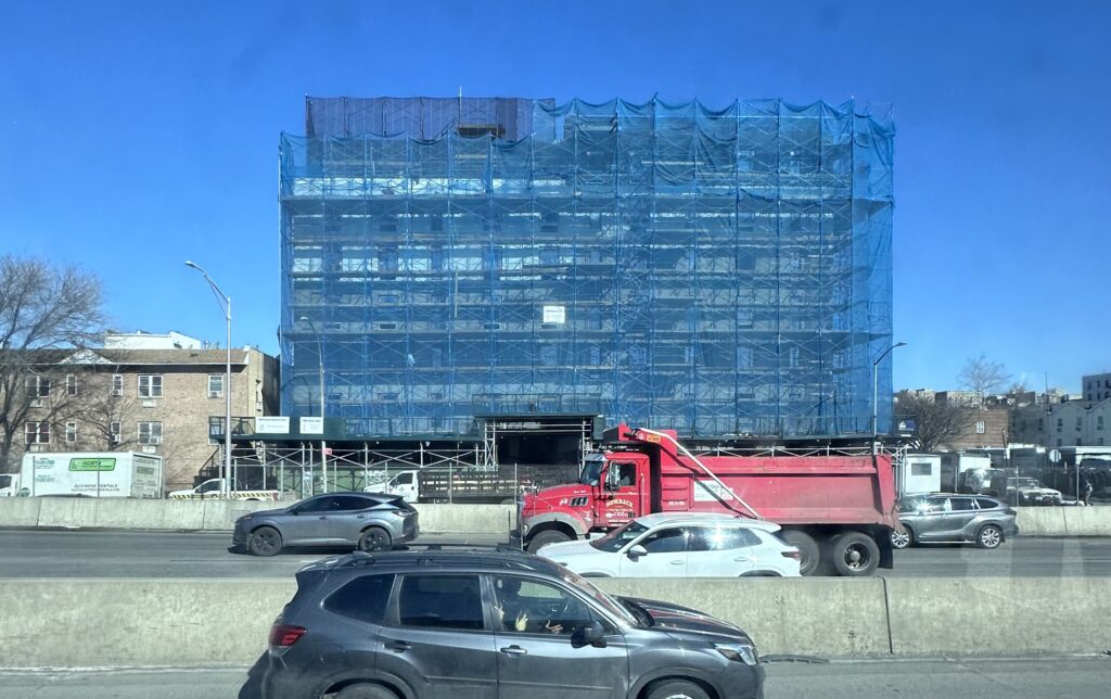 1499 Bruckner’s Façade Takes Shape in Soundview, The Bronx