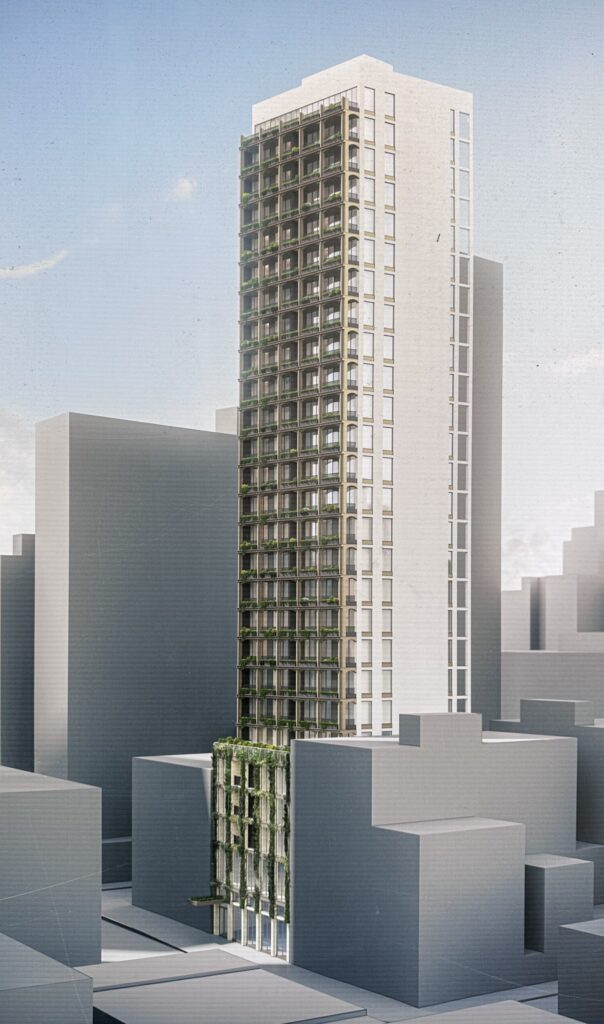 Exterior Work Underway on 842 Sixth Avenue in NoMad, Manhattan
