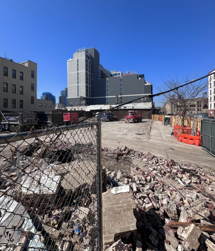 Demolition Nears Completion At 264 Butler Street in Gowanus, Brooklyn