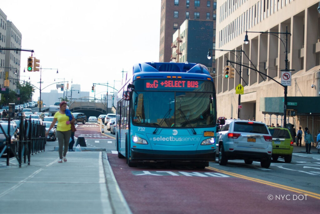 Construction Begins For Crosstown Bus Lane Project In The Bronx