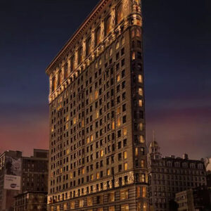 Scaffolding Removal Begins On The Flatiron Building in Manhattan’s Flatiron District