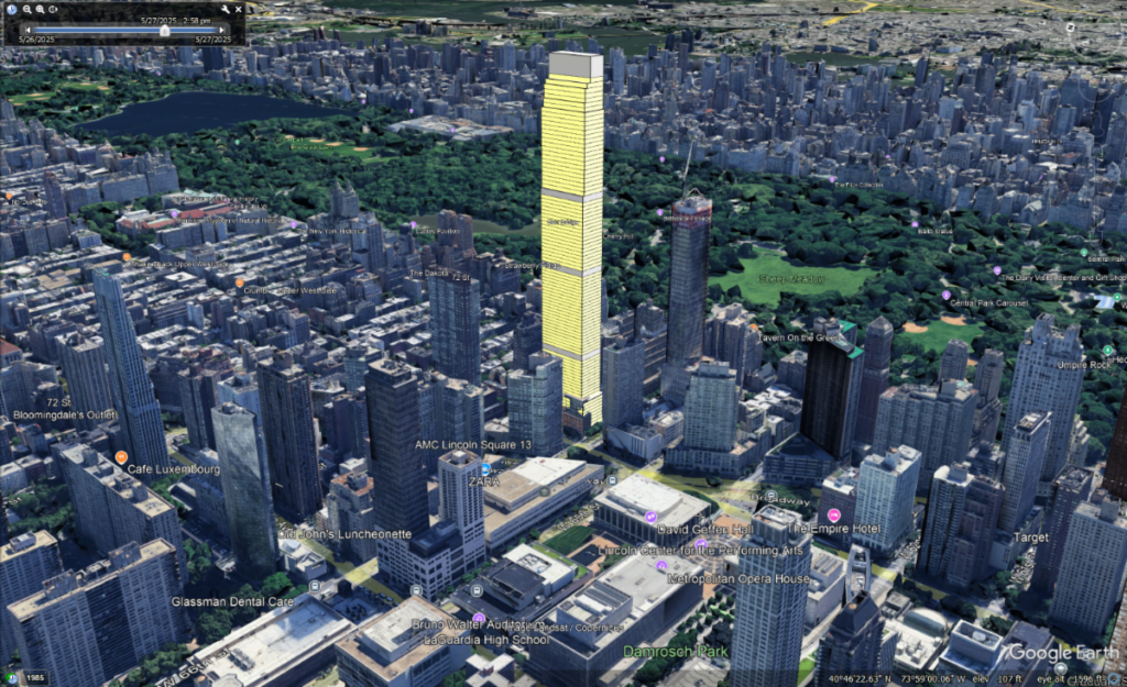 Extell Files Permits for 1,198-Foot, 430-Unit Supertall at 80 West 67th Street on Manhattan’s Upper West Side
