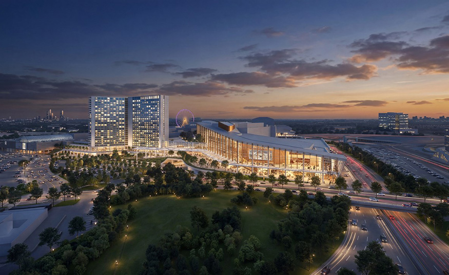 Renderings Revealed for Meadowlands Convention Center in East Rutherford, New Jersey