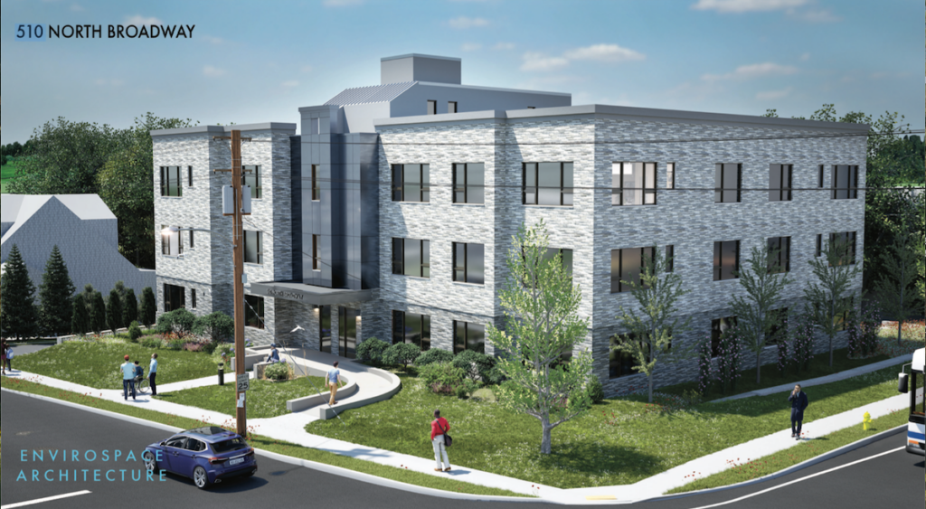 Rendering Revealed for 510 North Broadway in White Plains, New York