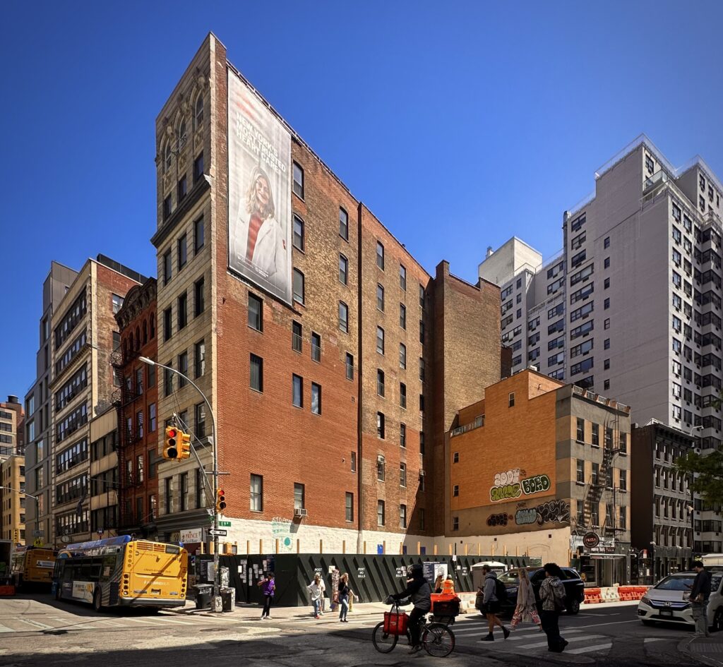 Foundations Underway at 57 Fourth Avenue in NoHo, Manhattan
