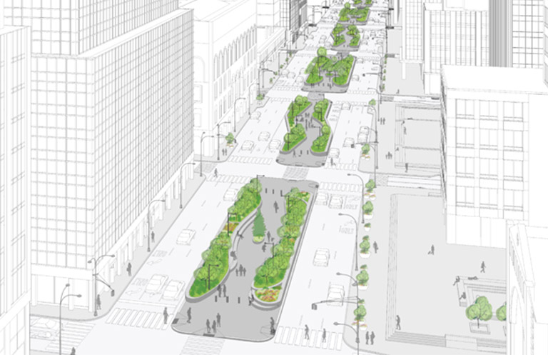 Two Concepts Unveiled For Park Avenue Redesign In Midtown East, Manhattan