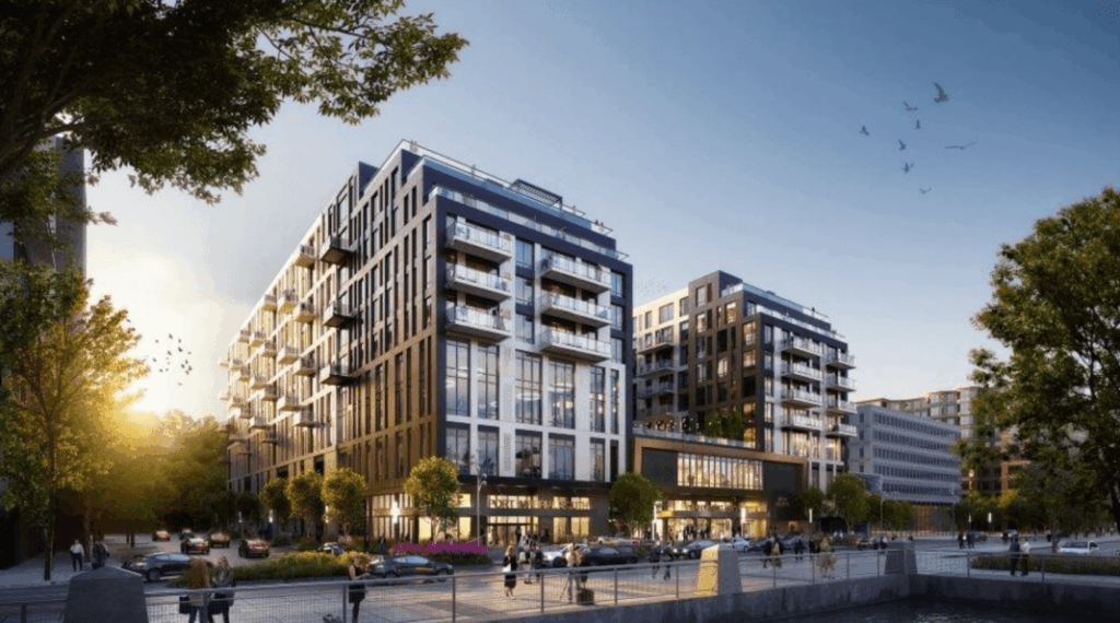 Construction Rises on 300 Port Imperial Avenue in Weehawken, New Jersey
