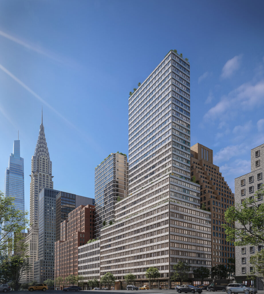 Pfizer HQ’s Residential Conversion, Expansion Progresses at 219-229 East 42nd Street in Midtown East, Manhattan