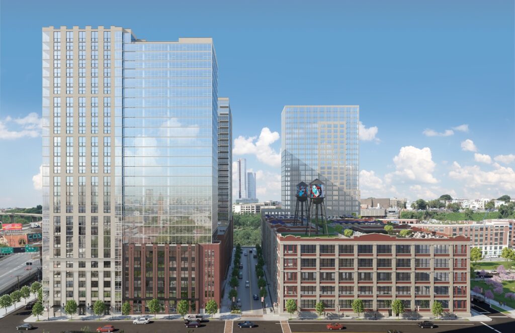 Hudson House West Nears Completion At 325 15th Street In Jersey City, New Jersey