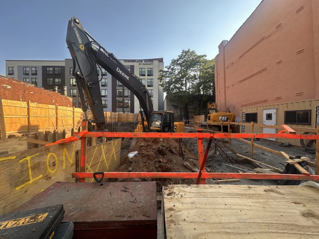 Excavation Progresses At 590 Union Street in Gowanus, Brooklyn