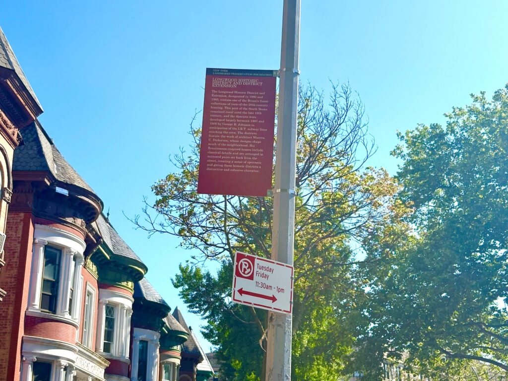 LPC Unveils New Historic District Markers In Longwood, The Bronx