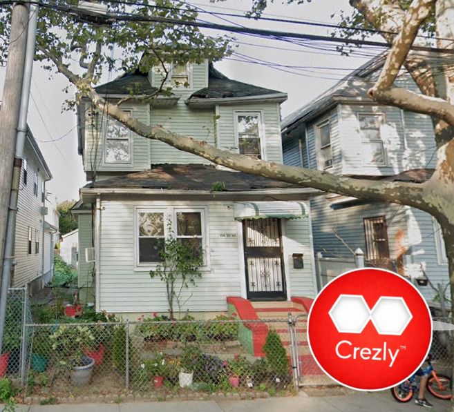 Jamaica, two family (B3, frame, freestanding) 16x36 on 25x100 ft lot, R3 zoning. 4BR/ 2 Baths. Vacant, bid assignment $6