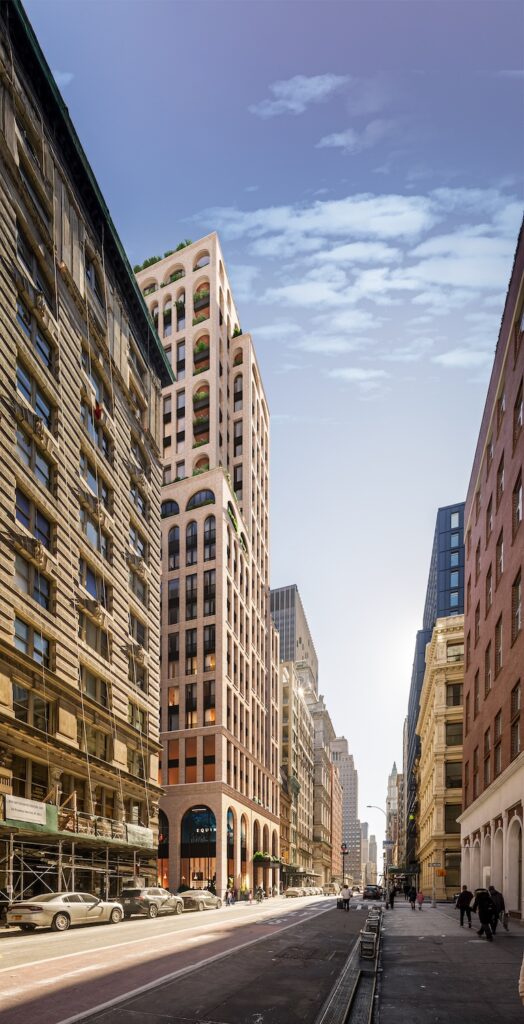 65 Franklin Street Rises Above Grade In Tribeca, Manhattan