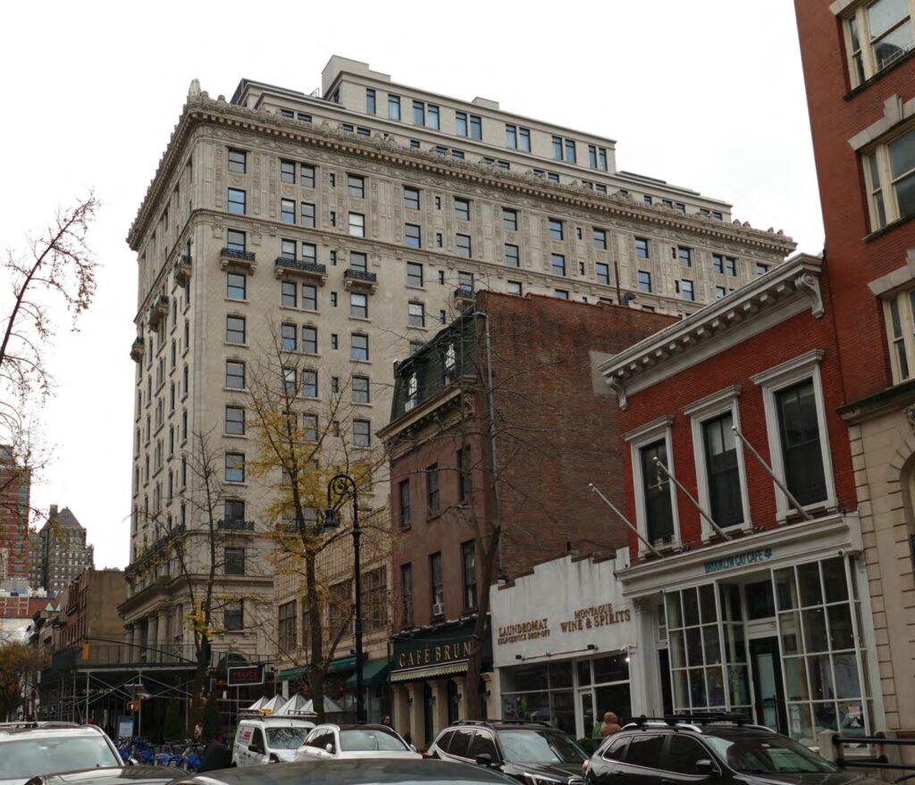 LPC Reviewing Proposal For Hotel Bossert’s Residential Conversion At 98 Montague Street In Brooklyn Heights, Brooklyn