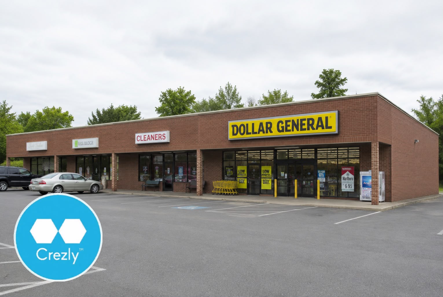 South of Indianapolis NNN shopping center 20,000 SF anchored by Dollar Tree & Dollar General. Stabilized. NOI $160K 