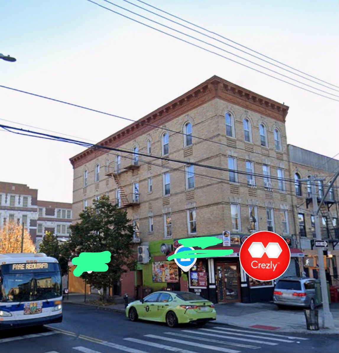 East NY corner mixed use 6 (all 3br units) over 2 commercial built 25x70 (7000sqFt) on 25x100 lot $212,000RR in place te