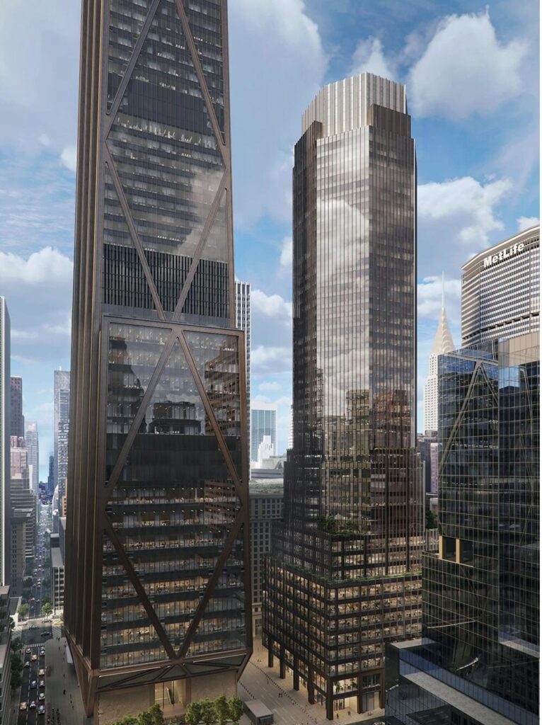 383 Madison Avenue’s Façade Replacement Continues in Midtown East, Manhattan