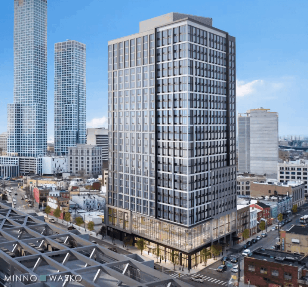 584-Unit Mixed-Use Tower Approved for 415-417 Hoboken Avenue in Journal Square, Jersey City