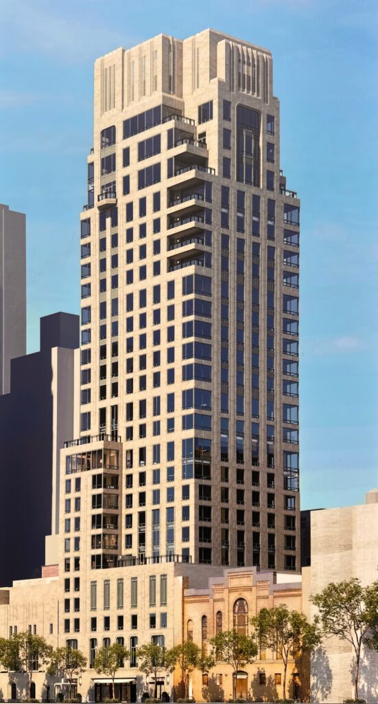 Rendering Revealed for Extell’s 37 West 66th Street on Manhattan’s Upper West Side