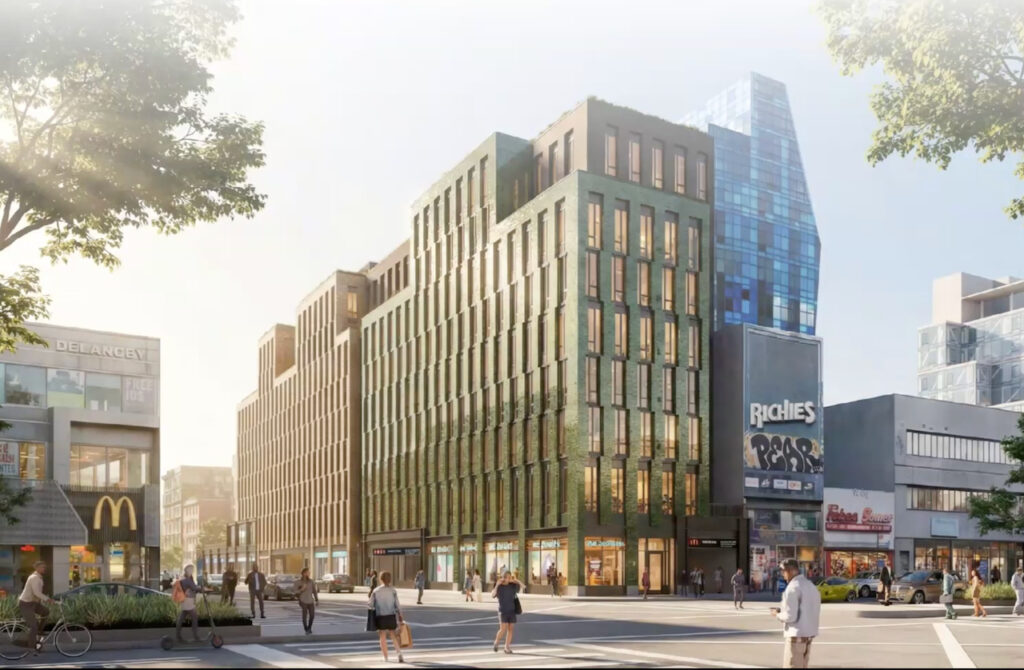 Rendering Revealed For 100 Essex Street on Manhattan’s Lower East Side