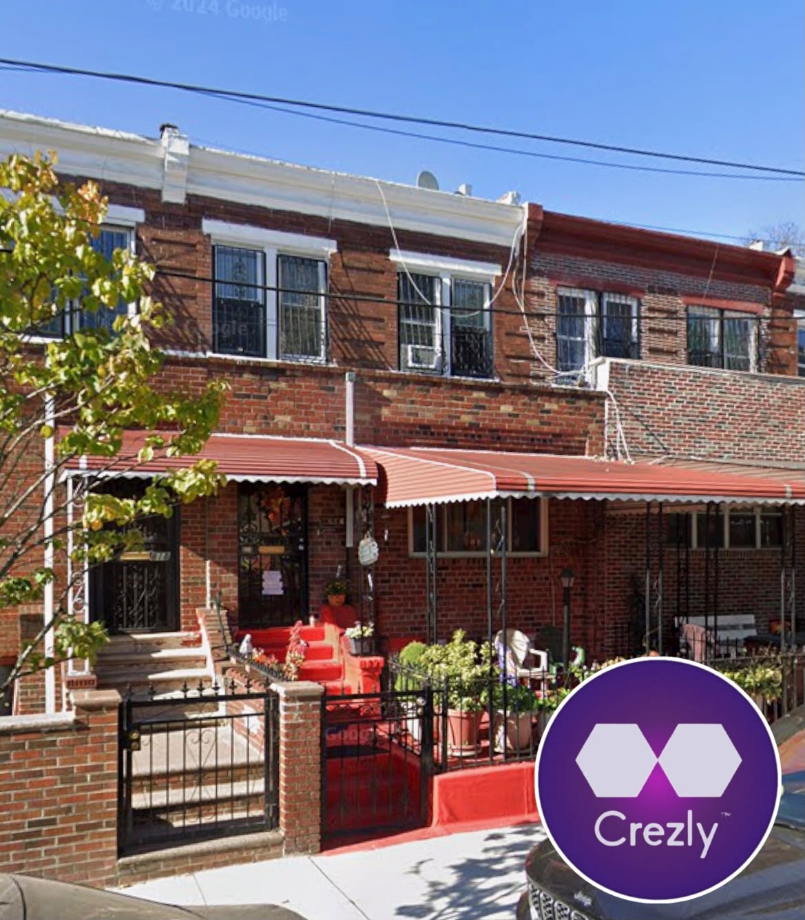 East NY legal 2 family attached 1500sqFt fully vacant brick 20x36 on 95 lot good condition R6 zone can build up normal s