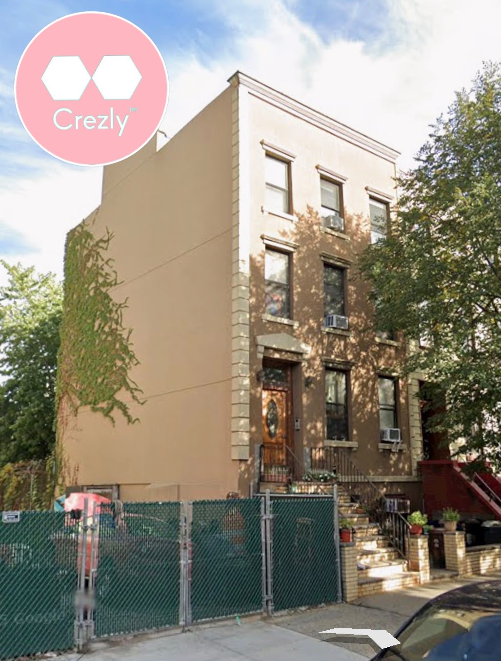 At the intersection of Clinton hill & South Williamsburg vacant 20x100 lot attached on both sides with 4000sqFt buil