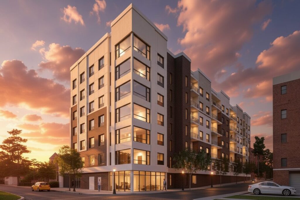 Renderings Revealed for 100-Unit Project at 430 William Street in East Orange, New Jersey