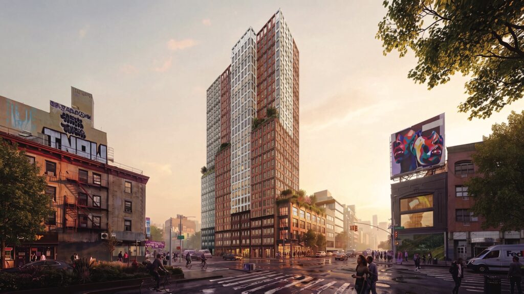 Renderings Unveiled for 156-166 Bowery Mixed-Income, Mixed-Housing Development